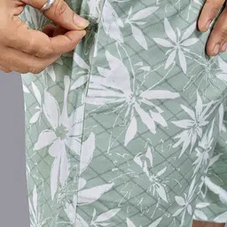 FTX Men Floral Printed Regular Fit Cotton Shorts image 3