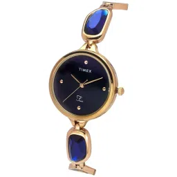TIMEX Fria Women Blue Round Dial Analog Watch - TWEL15904 image 2