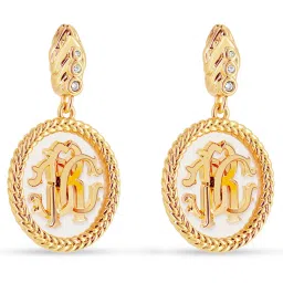 Roberto Cavalli Gold Stainless Steel Earrings image 2