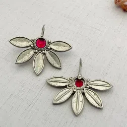 Abdesigns High-Quality Ornamental Greman Silver Earring image 3