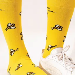 Thela Gaadi Unisex Pack Of 2 Patterned Calf-Length Socks image 3