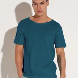 Showoffff Blue Cotton Regular Fit T-Shirt-picture-27