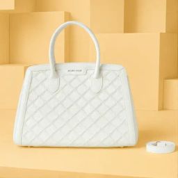 Allen Solly White Textured Satchel-picture-10