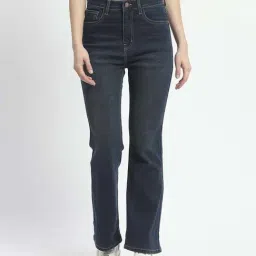MADAME Blue Plain Mid rise Jeans-picture-24