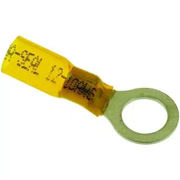MOLEX Ring Crimp Terminals TERMINAL, RING TONGUE, 3/8", YEL, 10AWG 19164-0068 (Pack of 5)-picture-12
