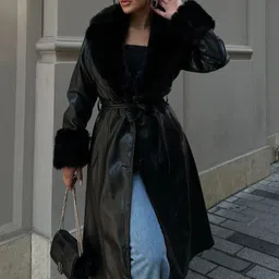 TRENBEE V Neck Trench Coat-picture-27