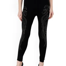Manra Women Embellished High-Rise Trousers-image-37