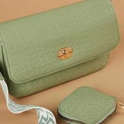 Code by Lifestyle Green Sling Handbag-picture-28