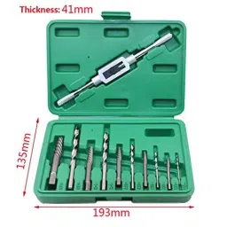 Generic 3 -10 mm Broken Stud Spanner Screw Extractor Drill (Pack of 11 Pcs) image 3