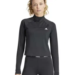 Adidas Black Regular Fit Sports Sweatshirt-image-65