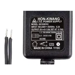 AS ONE AC Adapter Direct DC5V 0.15A AC100～240V 50/60Hz, 0015/0010 image 2