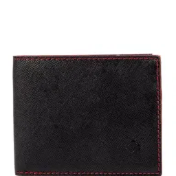 Kara Black Textured Leather Bi-Fold Wallet-image-43