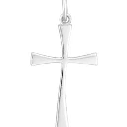 Taraash Cross 92.5 Sterling Silver Pendant with Chain-picture-46