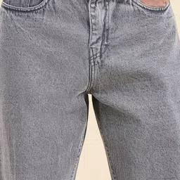 STUDIO NEXX Men Retro Mid-Rise Heavy Fade Baggy Jeans image 3