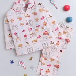 The Magic Wand Unisex Kids Printed Night suit-picture-41