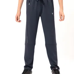 Technosport Knit Solid Breathable & Moisture Wicking Sports Track Pants - Carbon Grey-picture-17