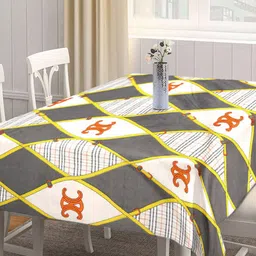 Fabinaliv Geometric 300 TC Cotton Blend Table Cover - Multicolor image 2