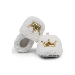 NESKA MODA Unisex Kids Cotton Booties image 2
