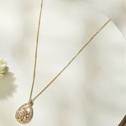 Namaste Jewels Women Brass-Plated Minimal Necklace image 2