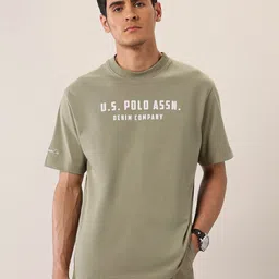 U.S. Polo Assn. Denim Co. Men Brand Logo Printed T-shirt image 2