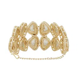 TEEJH Riva Gold-Plated Silver Wraparound Bracelet image 5