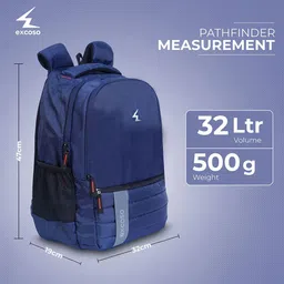 Excoso Pathfinder Men Solid Backpack image 3