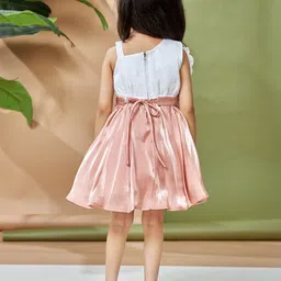 Peppermint One Shoulder Chiffon A-Line Dress image 2