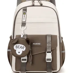 QIDREZY Girls Colourblocked Backpack with Compression Straps-picture-19