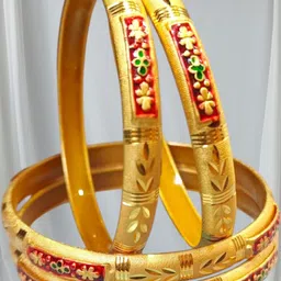 SGN fashion Gold Brass Bangles-picture-19