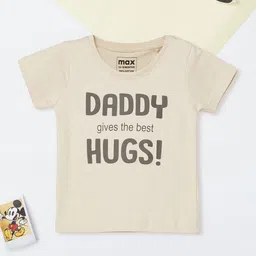 max Boys Typography Printed V-Neck Applique T-shirt-picture-19
