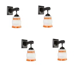 SOMIL Orange Glass Cylinder Printed Wall Lamps-picture-12