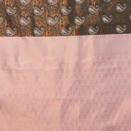 oxalis Paisley Woven Design Banarasi Saree image 5