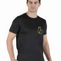 CASUALBUD Graphic Printed Round Neck T-shirt image 5