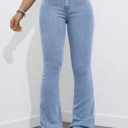 DressBerry Women Comfort Bootcut Mid-Rise Stretchable Jeans-image-90
