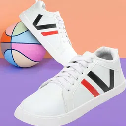 HOTSTYLE Men White Canvas Sports Shoes-picture-33