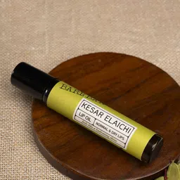 The Bare Bar Kesar Elaichi Lip Oil With Coconut & Jojoba Oil - 10 ml image 5