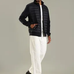 Tommy Hilfiger Men Mock Collar Solid Padded Jacket image 3