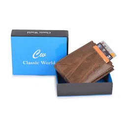 classic world Men PU Two Fold Wallet-picture-31