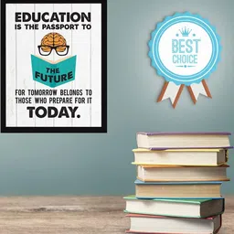 Chaka Chaundh Motivational Educational Quotes Wall Art image 2