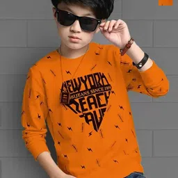 TICOSS Boys Typography 2 Printed T-shirt-picture-14