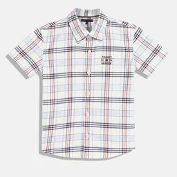 Tommy Hilfiger Boys Tartan Checks Opaque Checked Casual Shirt-image-33
