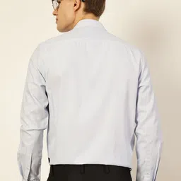 Thomas Scott Men Smart Spread Collar Micro Checked Cotton Formal Shirt image 2