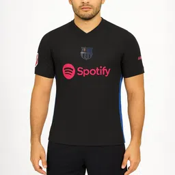 dostitch Men Brand Logo Barcelona Printed V-Neck Dri-FIT T-shirt-picture-25