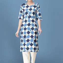 Ethnic basket Women Multicoloured Poly Crepe Kurta Sets-picture-41