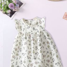 FOREVER FRIDAY Girls Floral Printed Round Neck Fit and Flare Dress-picture-39