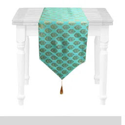 Pinkparrot 12x70 inch jacquard silk table runner-image-77