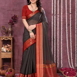 Sidhidata Checked Zari Traditional Kota Saree-picture-27