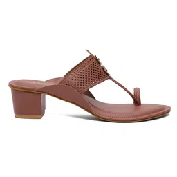 ERIDANI Ethnic Block Sandals image 5
