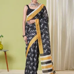 HI FI NX Silk Cotton Chanderi Saree-picture-21
