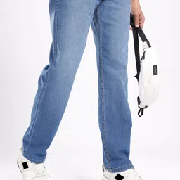 glitchez Men Embroidered Light Fade Stretchable Jeans-picture-37